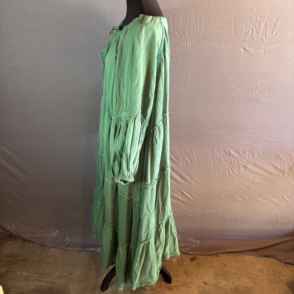 Free People Green Maxi Dress - Picture 3 of 10
